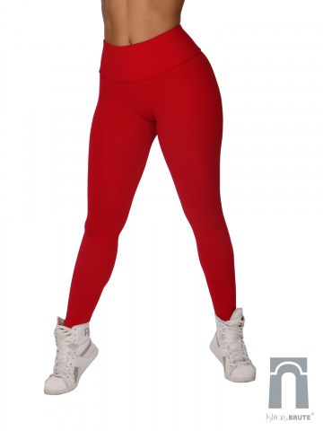 ishtar and brute cheeks legging in red matt spandex 56